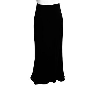 Elie Tahari Elegant Black Formal Maxi Skirt with Split Train 8